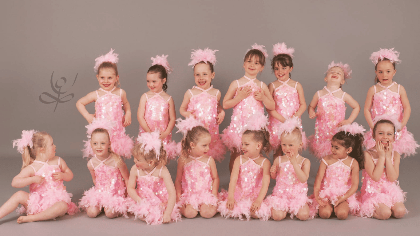 KMSD Kids dancers in their costumes for the performance
